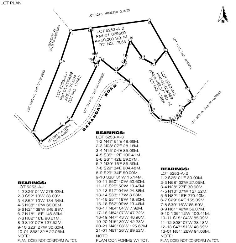 Vacant Lot in Lot 5253-A-2, Brgy. Road, Brgy. Bolaoen, Sual, Pangasinan - Foreclosed Property