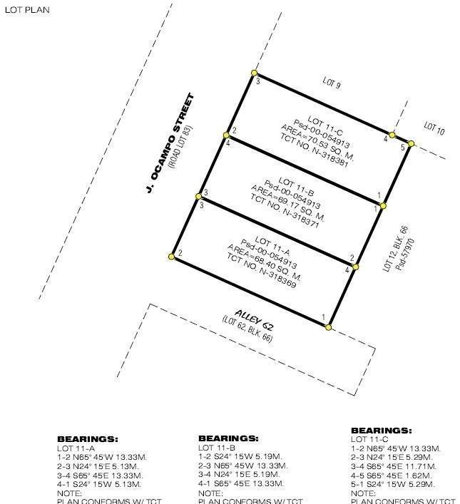 House & Lot in Lot 11-C, C.J. Ocampo Street corner Alley Lot 62 Brgy. Milagros A, Project 4, Quezon City, Metro Manila - Foreclosed Property