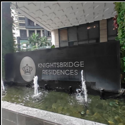 Condominium in Unit KB-5701B, 57th Floor, Knightsbridge Residences, B. Valdez Street, Century City, Barangay Poblacion, Makati City, with 1 parking slot no. 27 - Foreclosed Property